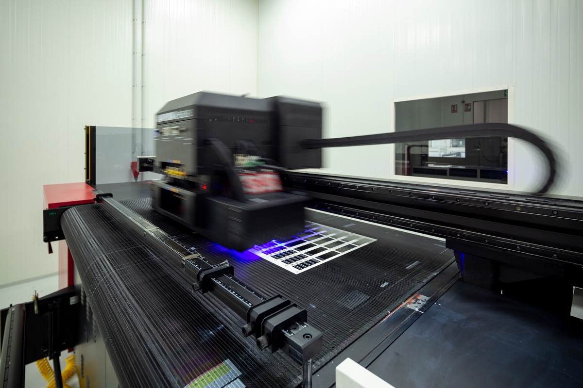 Industrial screen printing machine
